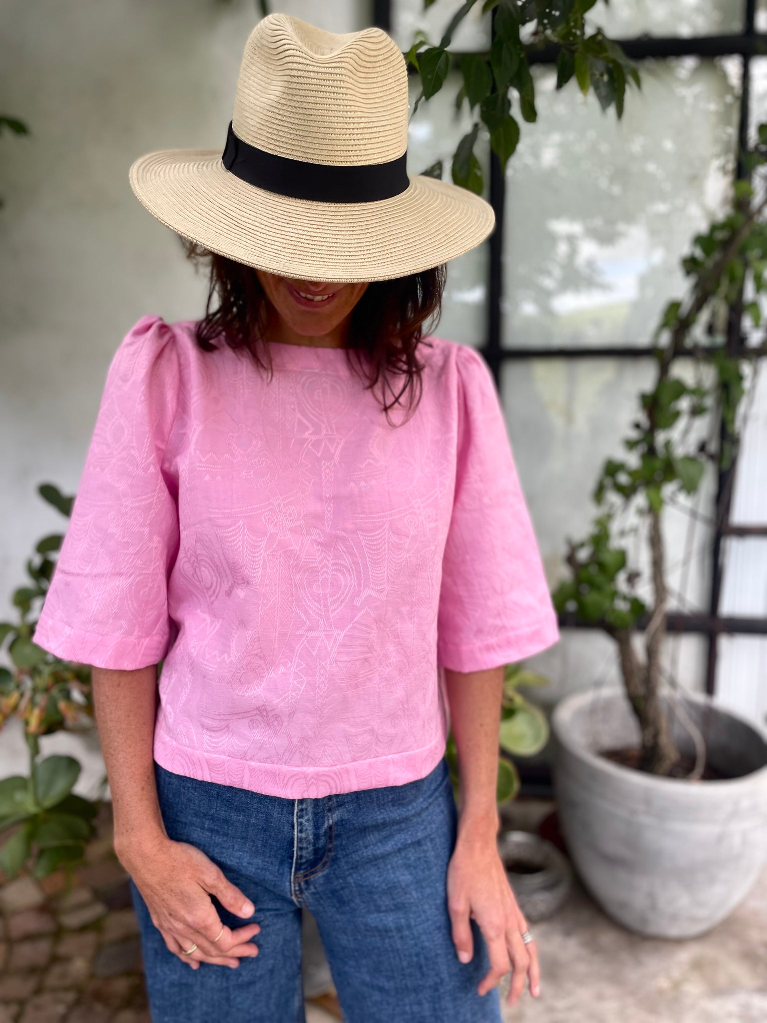 50% OFF SALE! PINK | BACK to FRONT BLOUSE