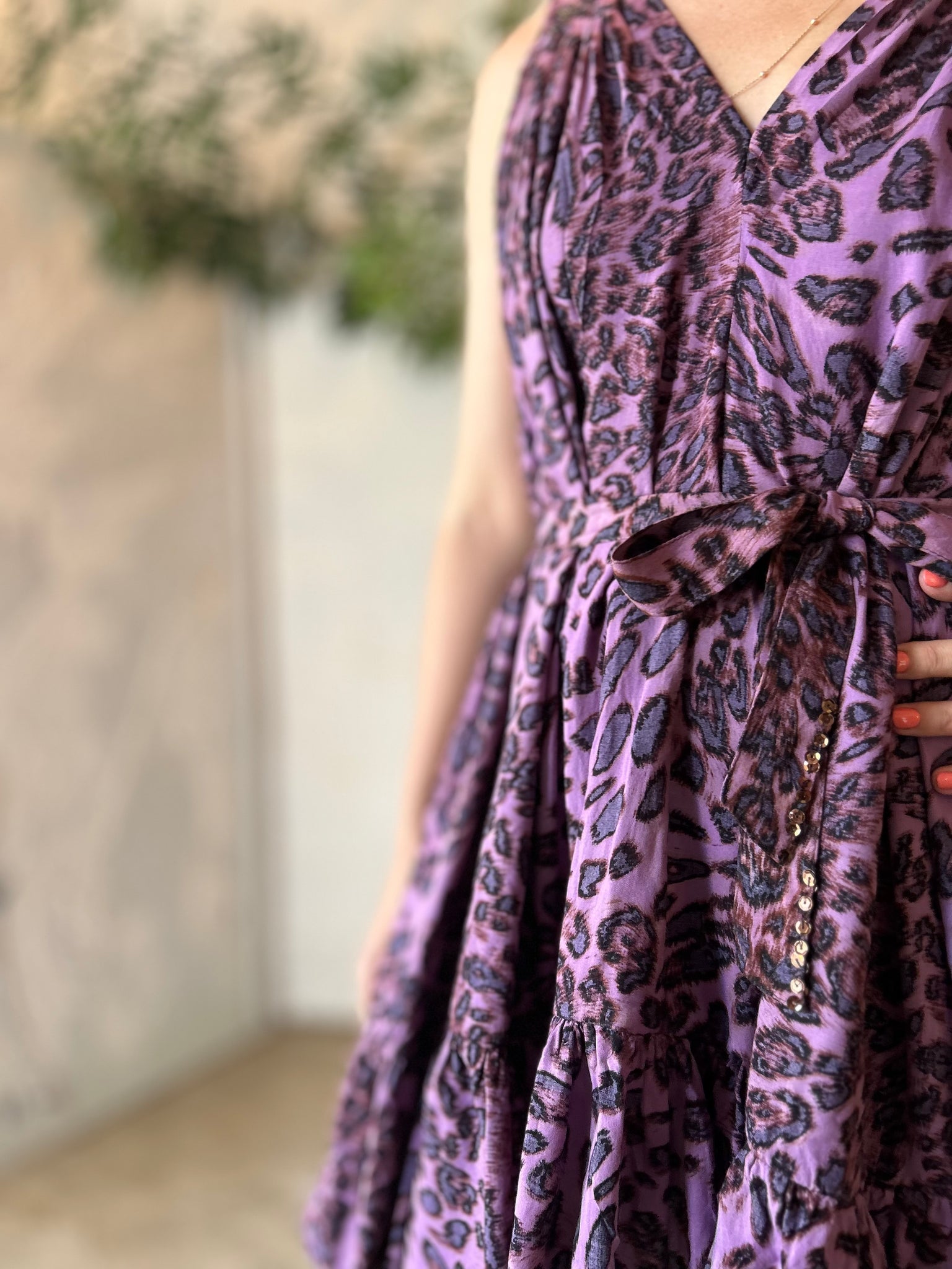 PURPLE LEOPARD | THE FLOW DRESS