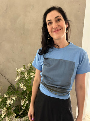 40% OFF T-SHIRT | PERIWINKLE BLUE