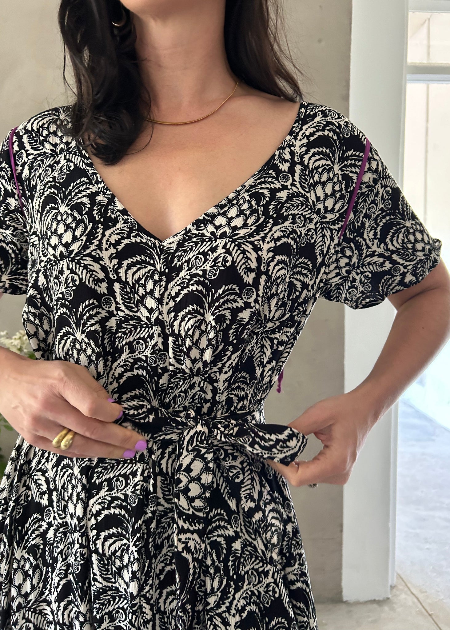 NEW - BLACK + WHITE | SWING DRESS