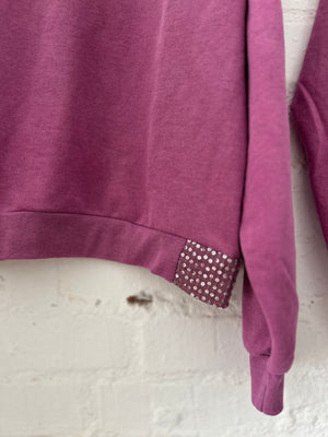 40% OFF PURPLE SEQUIN | SWEATER