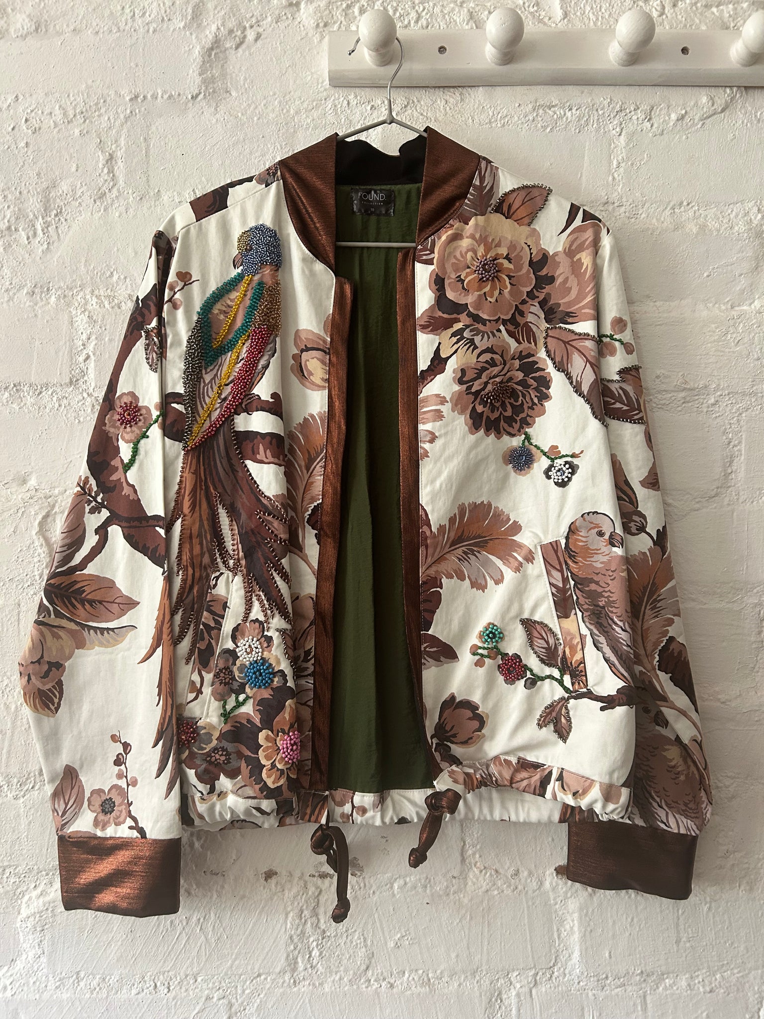 BIRDS BEADED JACKET