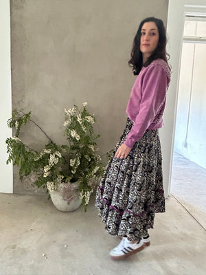 40% OFF PURPLE SEQUIN | SWEATER