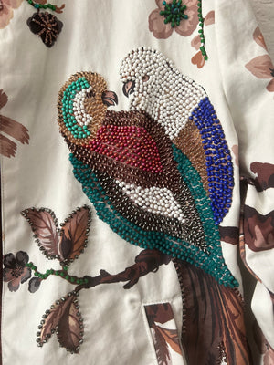 BIRDS BEADED JACKET