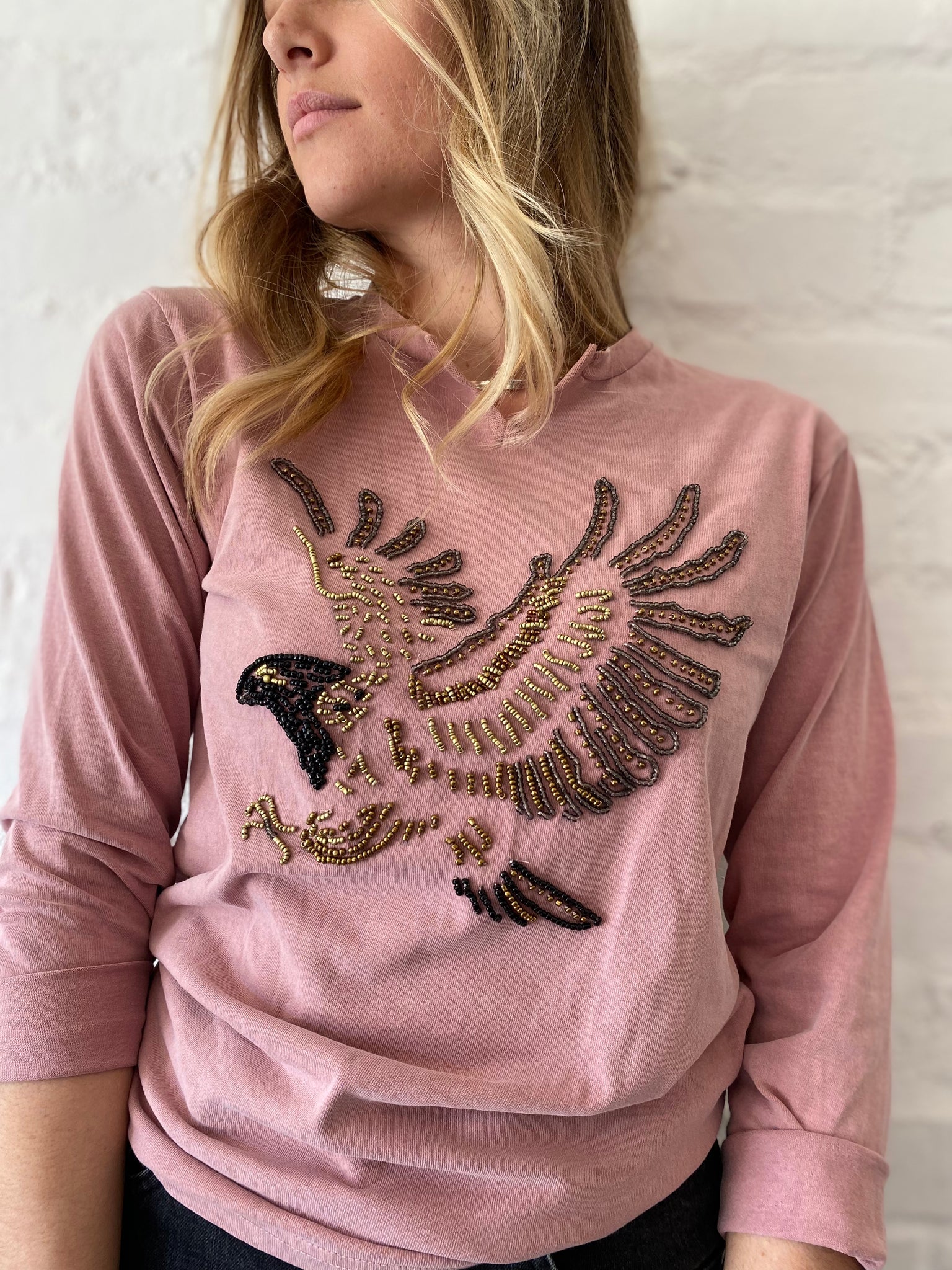 EAGLE | BEADED T-SHIRT (R150 off combo Tees + Sweaters)